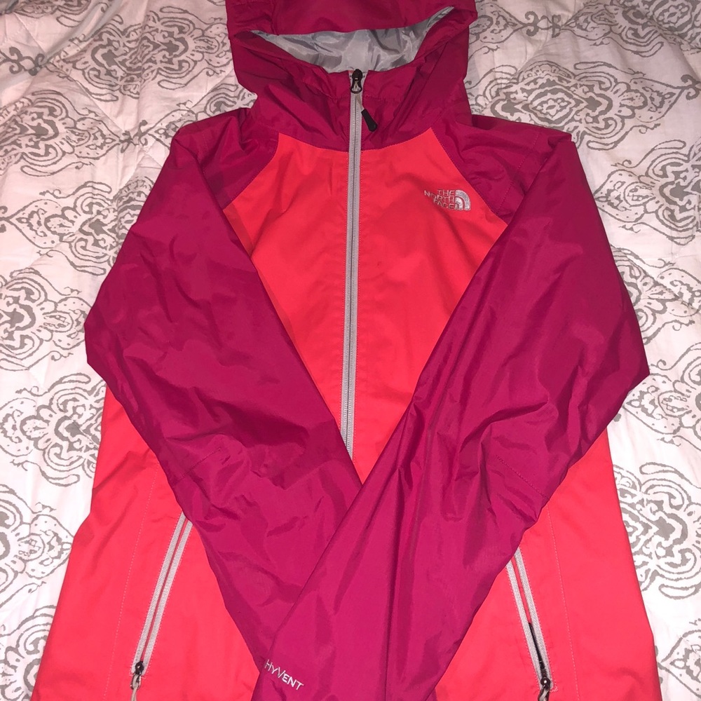 North Face rain jacket.